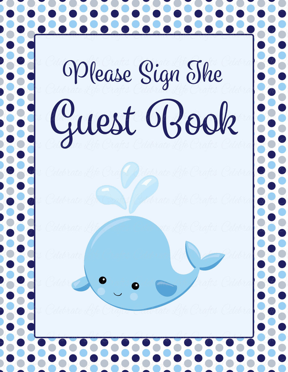 Baby Shower Guest Book Welcome Baby: Fishing Lake Boat Boy